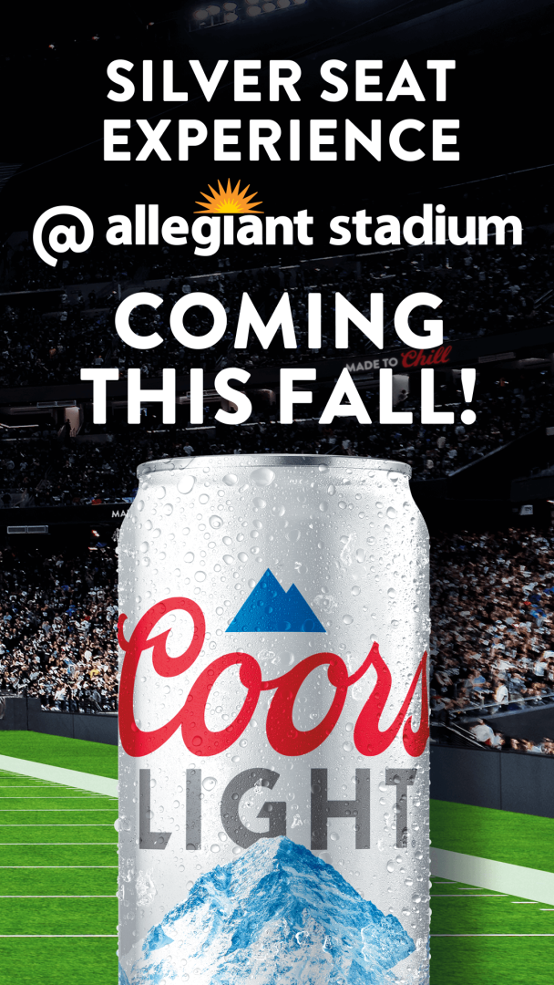 Silver seat experience @ allegiant stadium. Coming this Fall!