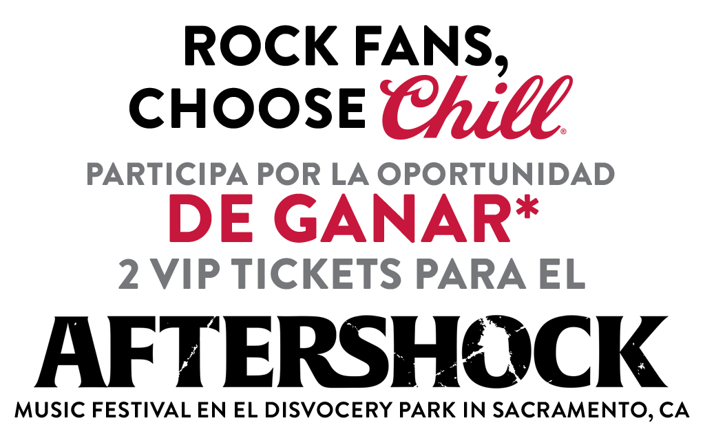 Participa por la oportunidad de ganar 2 boletos vip para Aftershock